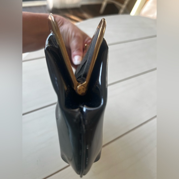 Vintage black patent clutch - Picture 9 of 12